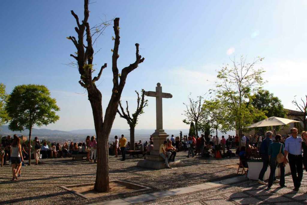 Mirador de San Nicolás, Albaicín, Granada.