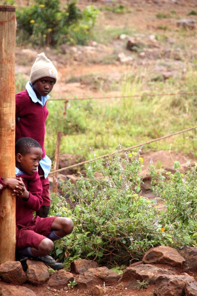 Escolares. Orfanato de Elefantes de David Sheldrick en Nairobi (Kenia)