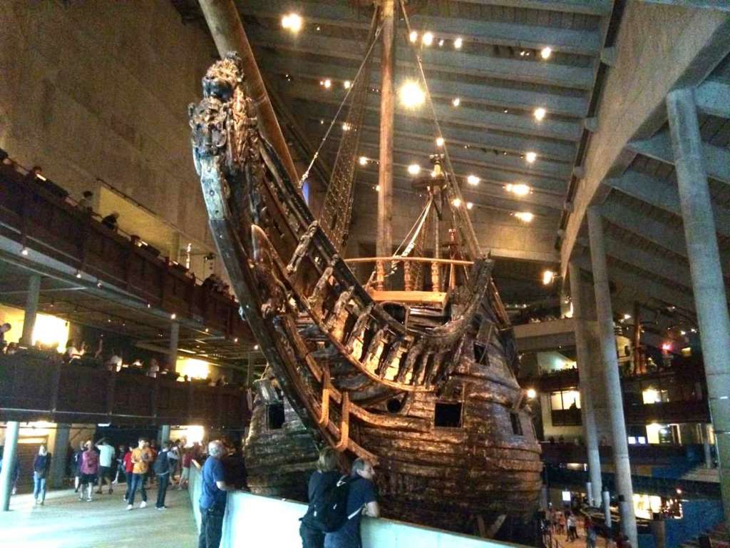 El museo Vasa en Estocolomo, Suecia