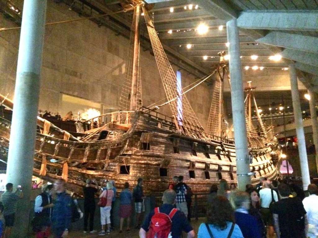 El museo Vasa en Estocolomo, Suecia