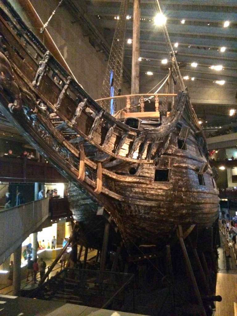 El museo Vasa en Estocolomo, Suecia